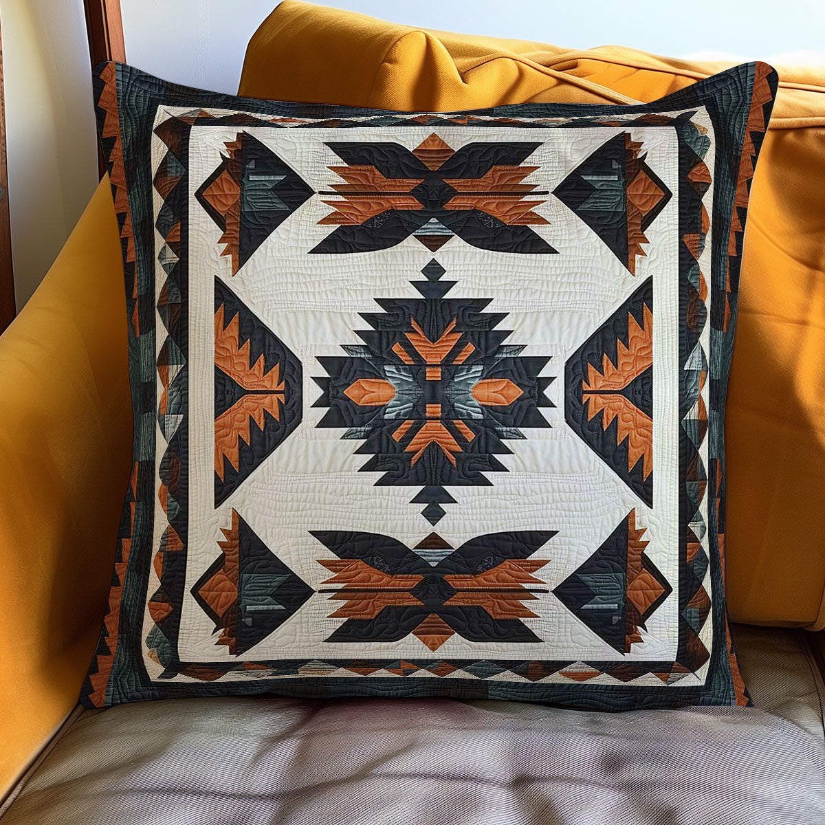 Native American Heritage Quilt Pillow Case Lightweight and Soft Pillowcase for Daily Use