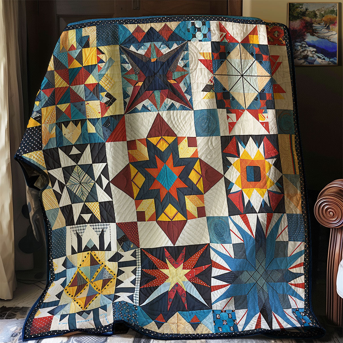 Native American Quilt Blanket King Blanket Gifts For Mum For Christmas