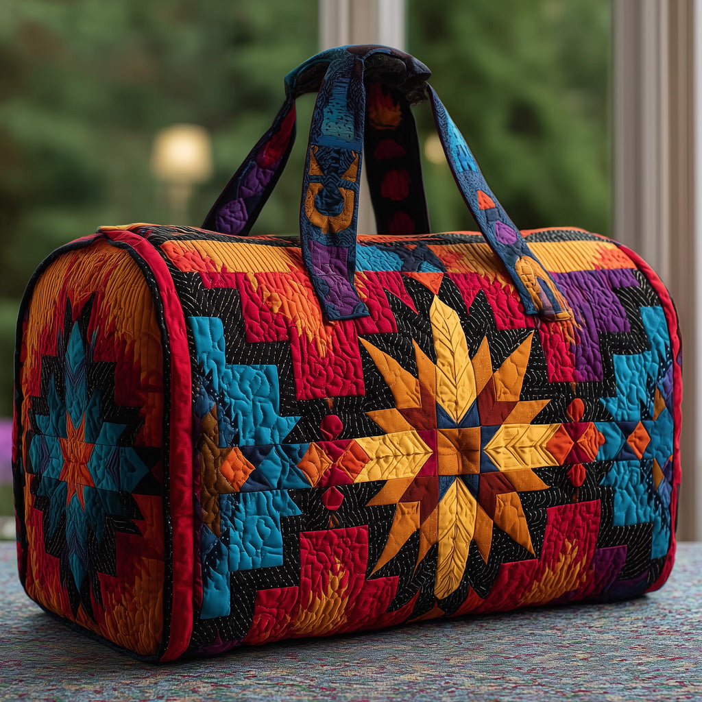 Native American Quilted Duffle Bag Graduation Gift Idea