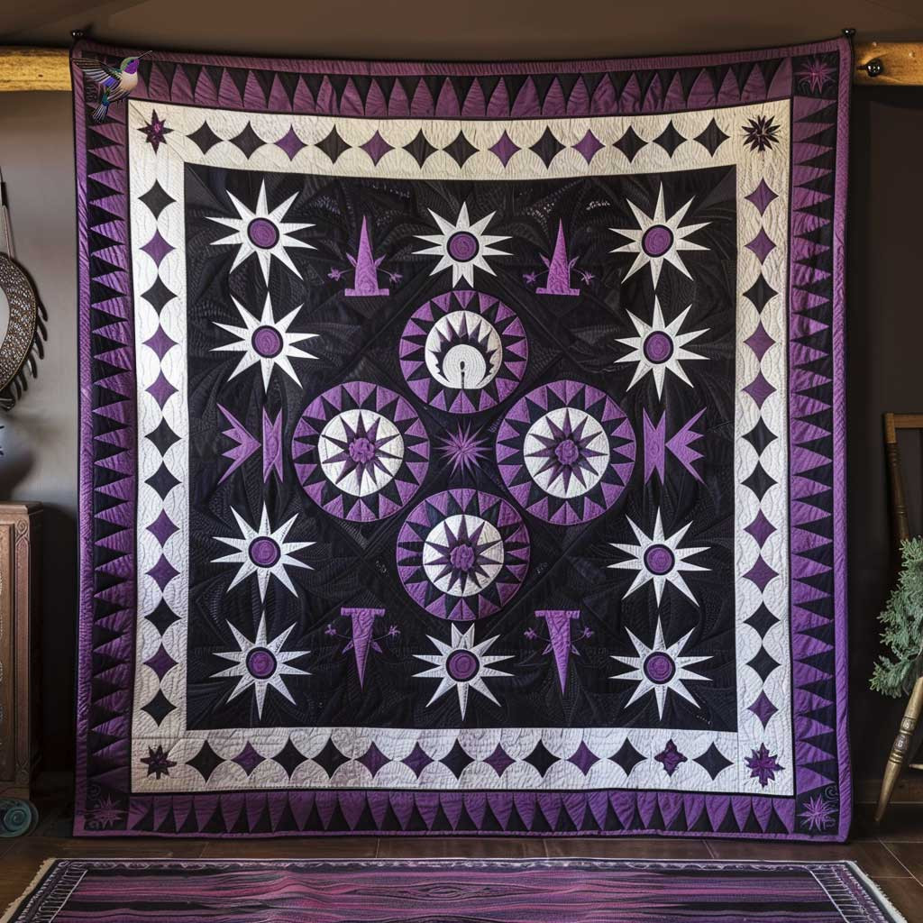 Native American Star Holiday Xmas Quilt Blanket Native American Wedding Gifts