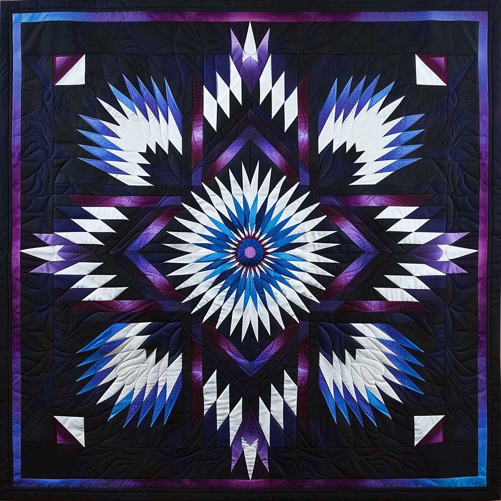 Native American Star Quilt Blanket Throw Blankets For Couch Meaningful Gifts For Grandparents
