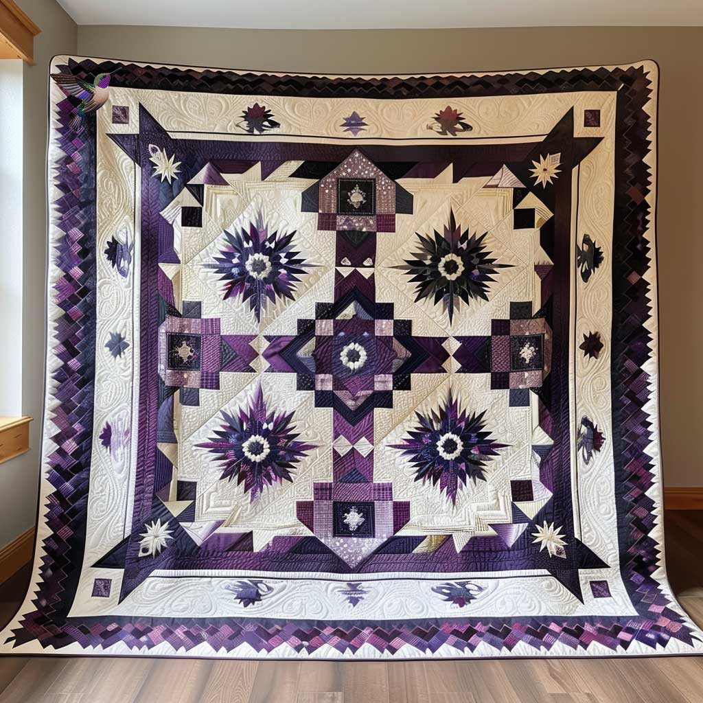 Native American Star Spirits Holiday Xmas Quilt Blanket Native American Indian Gifts