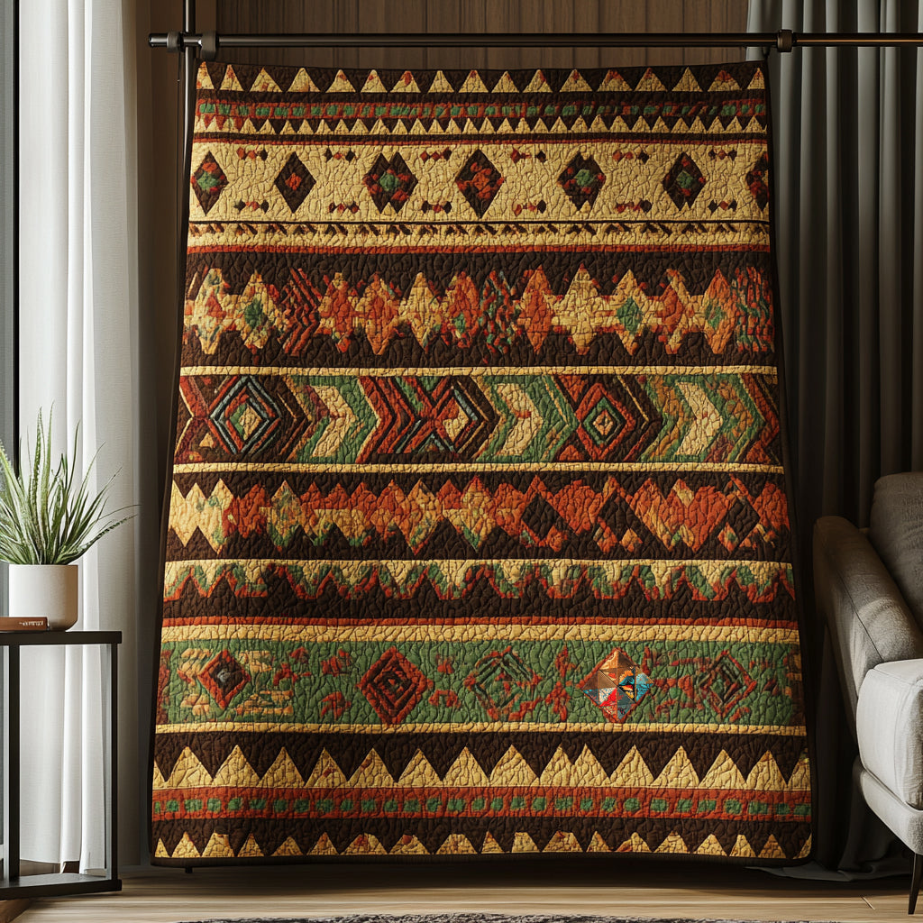 Native American Tribal Pattern Quilt Blanket King Blanket Thoughtful Christmas Gifts For Wife