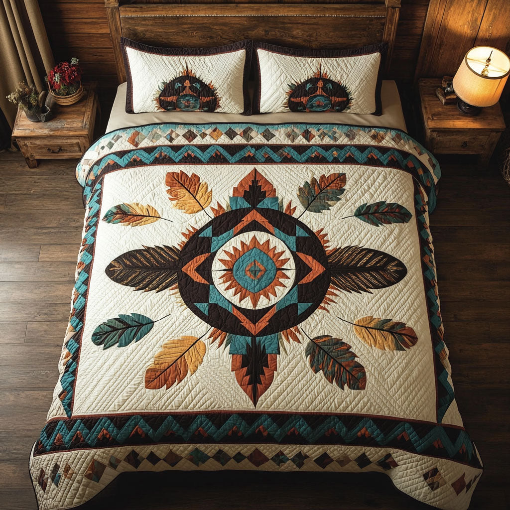 Native Dreamcatcher Quilt Bedding Set Queen Comforter Spiritual Christmas Gift for Her