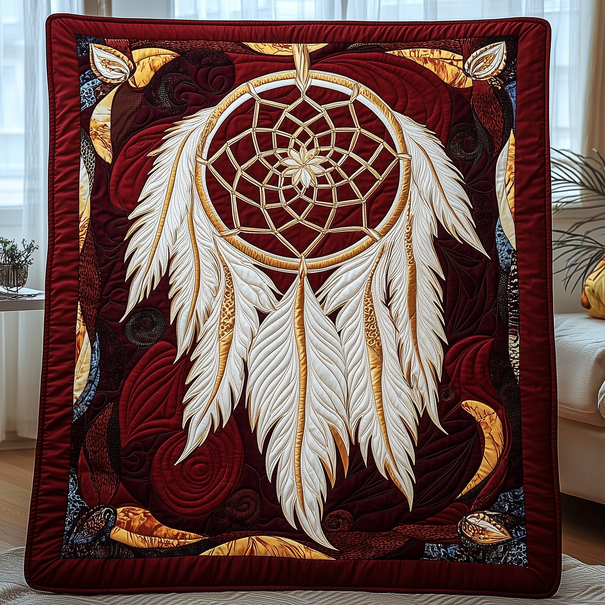Native Dreams Quilted Blanket Cute Cozy BlanketBirthday Gifts For Daughter