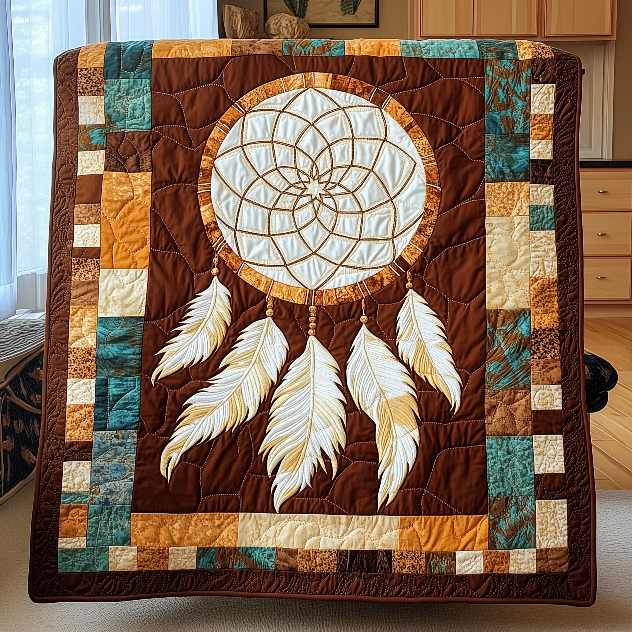 Native Dreams Quilted Blanket Cute Cozy BlanketGifts For Grown Up Daughters