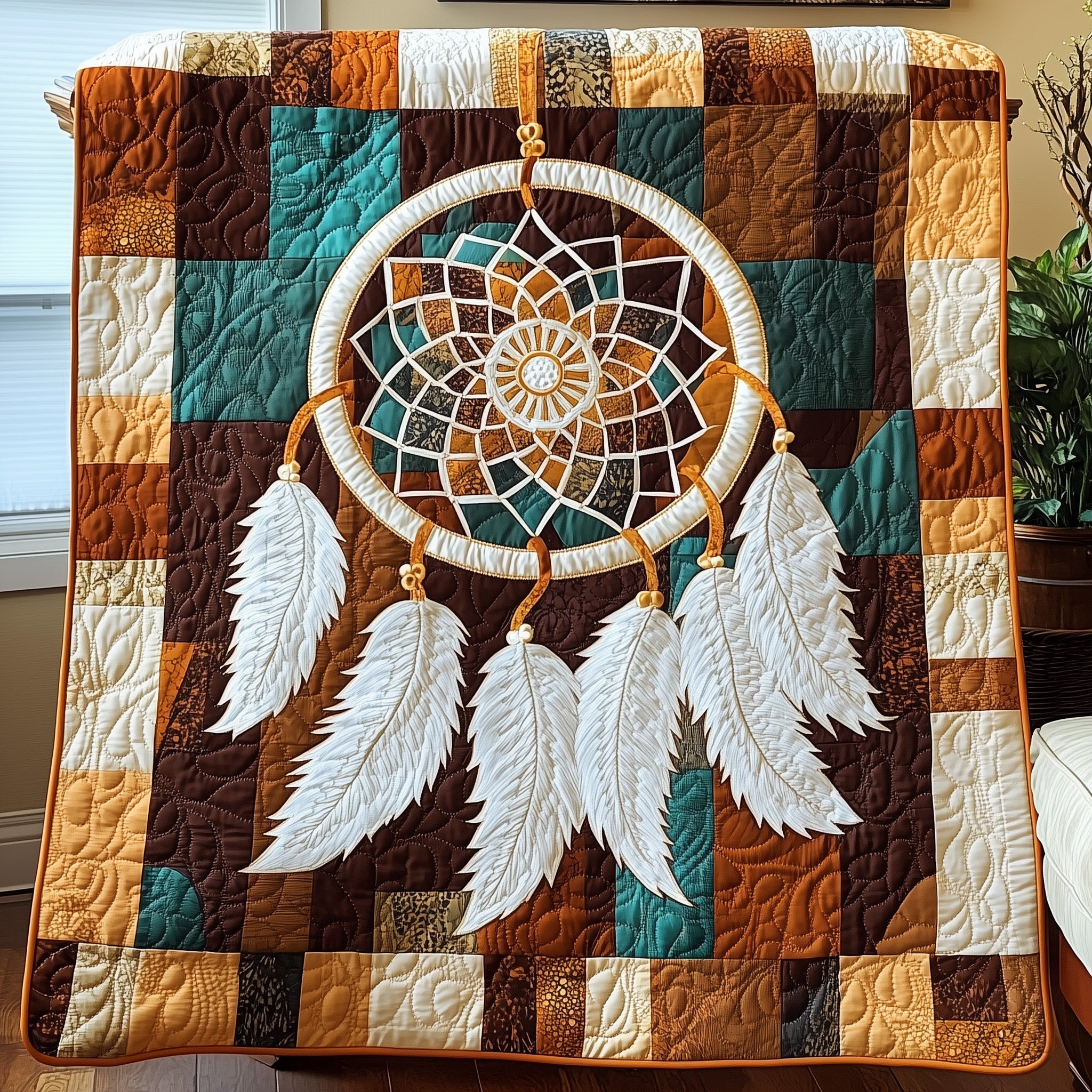 Native Dreams Quilted Blanket Cute Cozy BlanketGraduation Gifts For Daughter