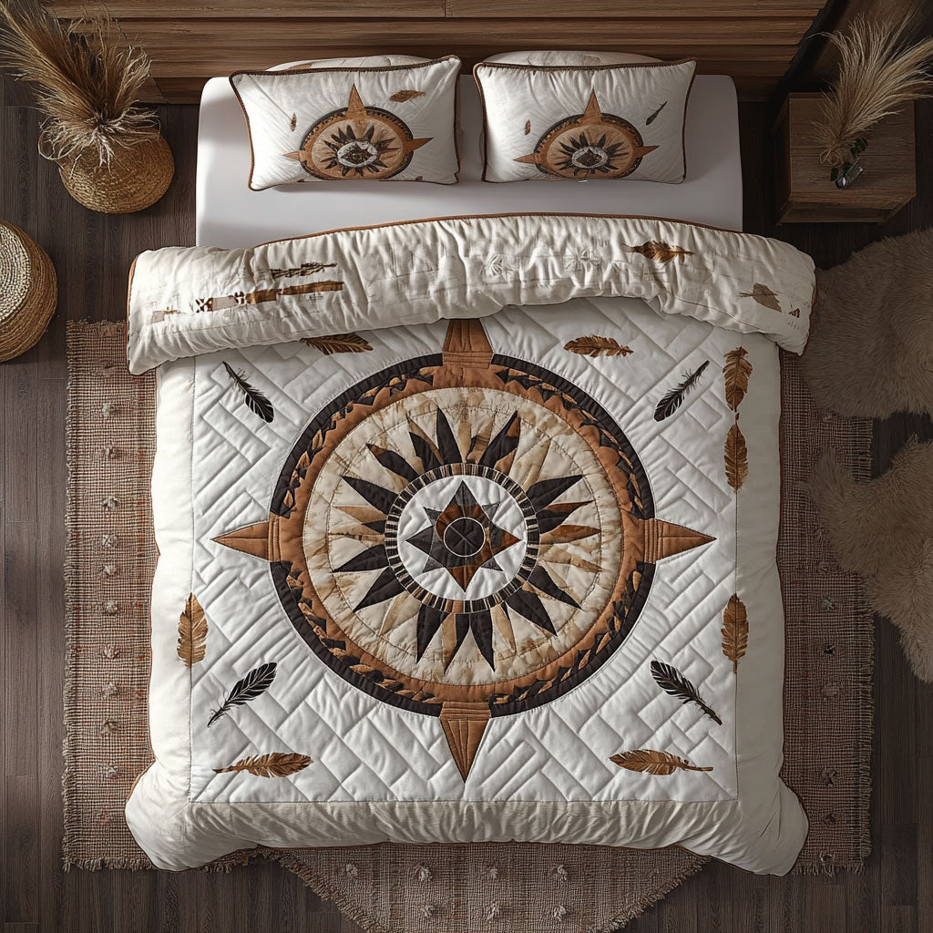 Native Rock Echo Duvet Cover Set King Size Bed Set Best Gifts For Men