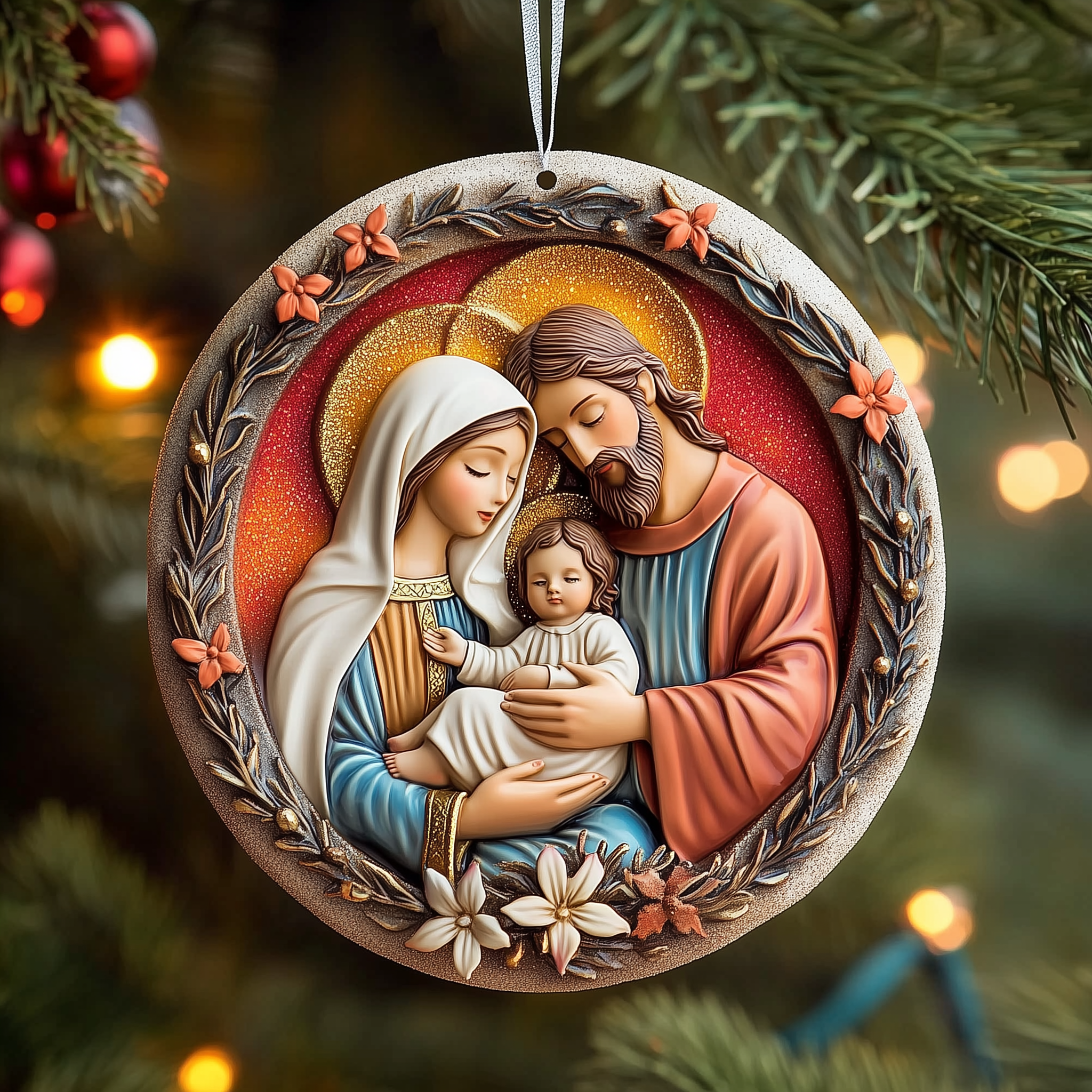 Nativity Acrylic Ornament Christmas Ornament for Grandma
