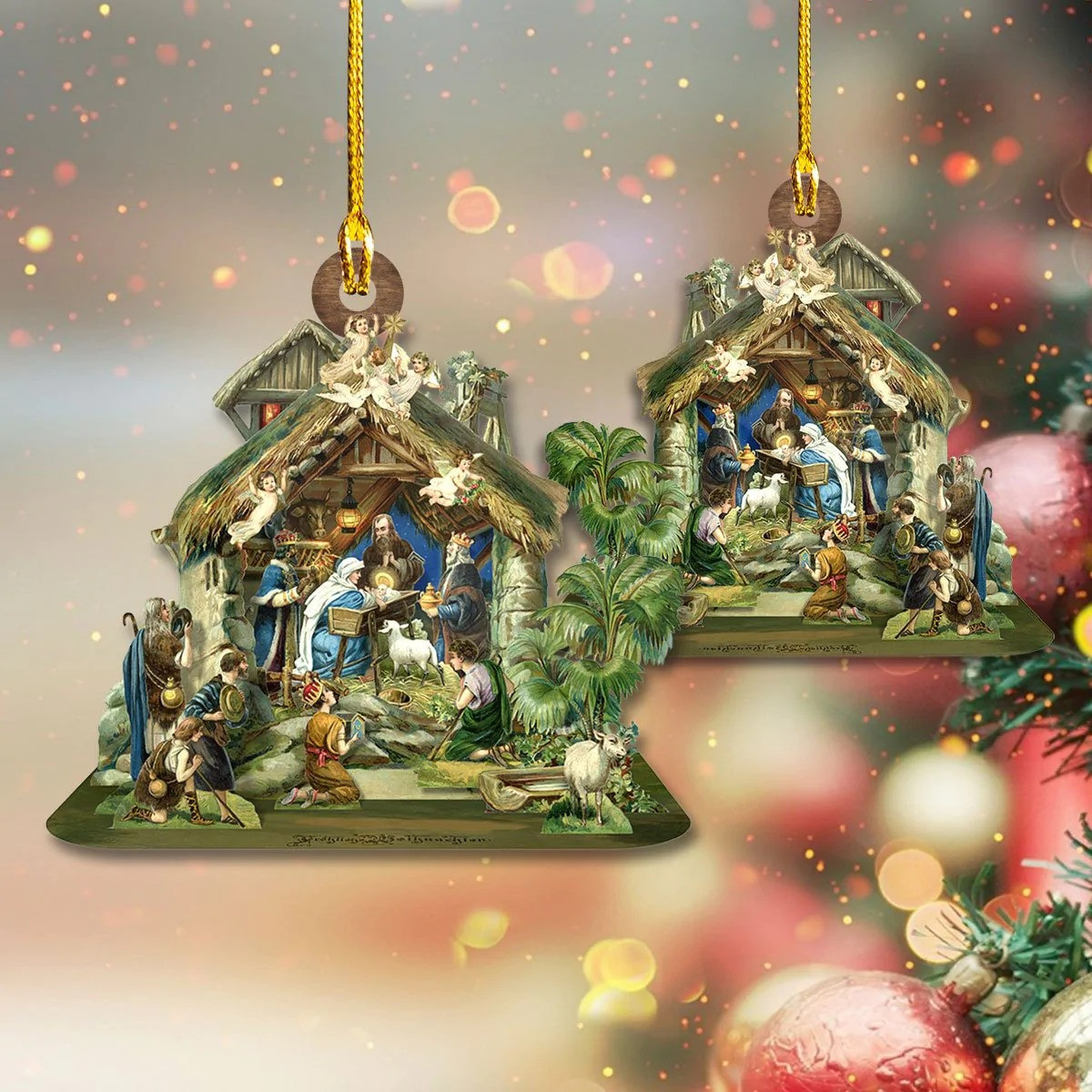 Nativity Scene Ornament Nativity Scene Christmas Tree Ornaments 2024