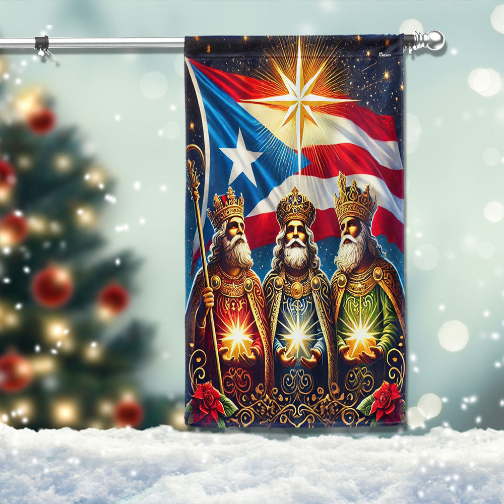Nativity Three Wise Men We Three Kings Jesus Christ Christmas Flag