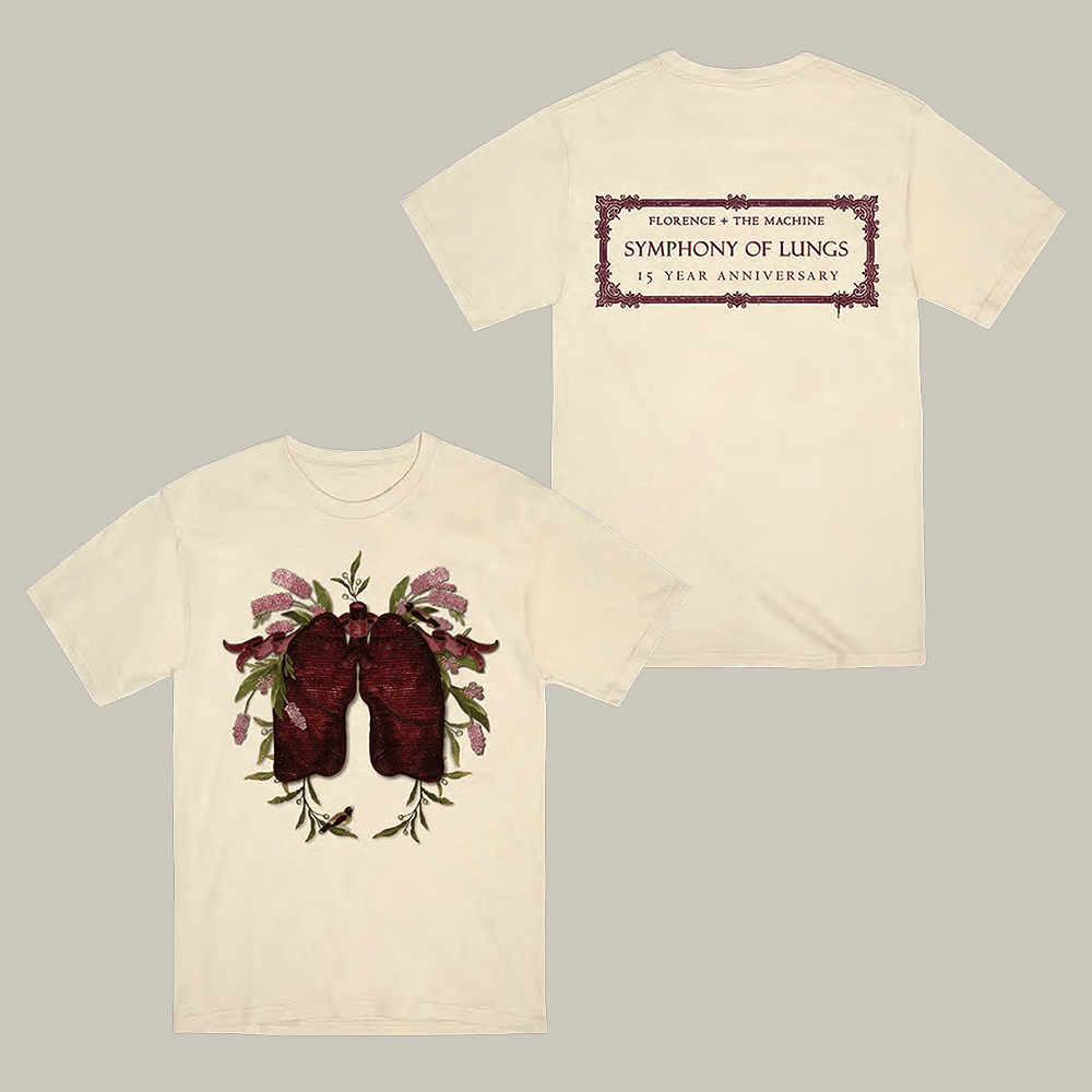 Natural Lungs T-Shirt Florence And The Machine Clothes Indie Rock Music Lover Gift For Fans