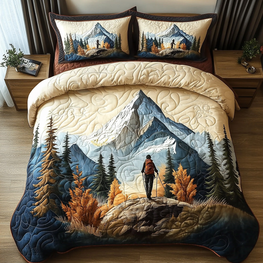 Nature Call Quilted Bedding Set Bed Decor Ideas Hiking Gifts For Him