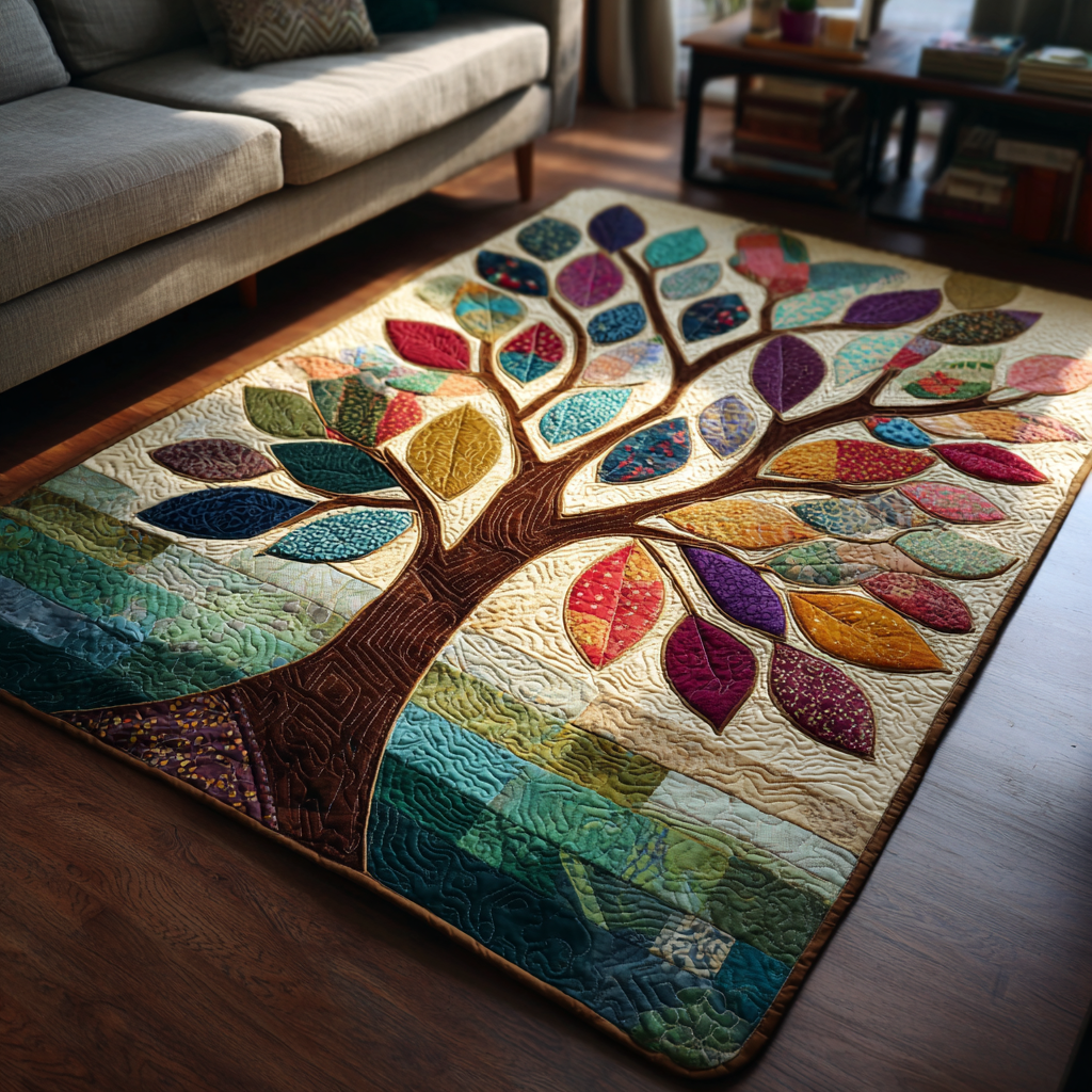 Nature Glow Area Rug Christmas Home Dec Tree Of Life Gifts For Dad