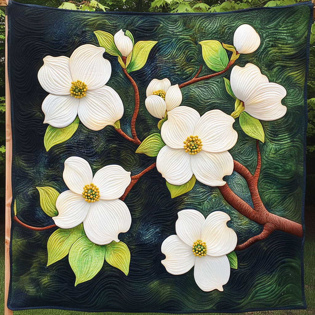 Nature Grace Quilted Blanket Sofa Couch Throw Blanket Gifts For The Flower Lover