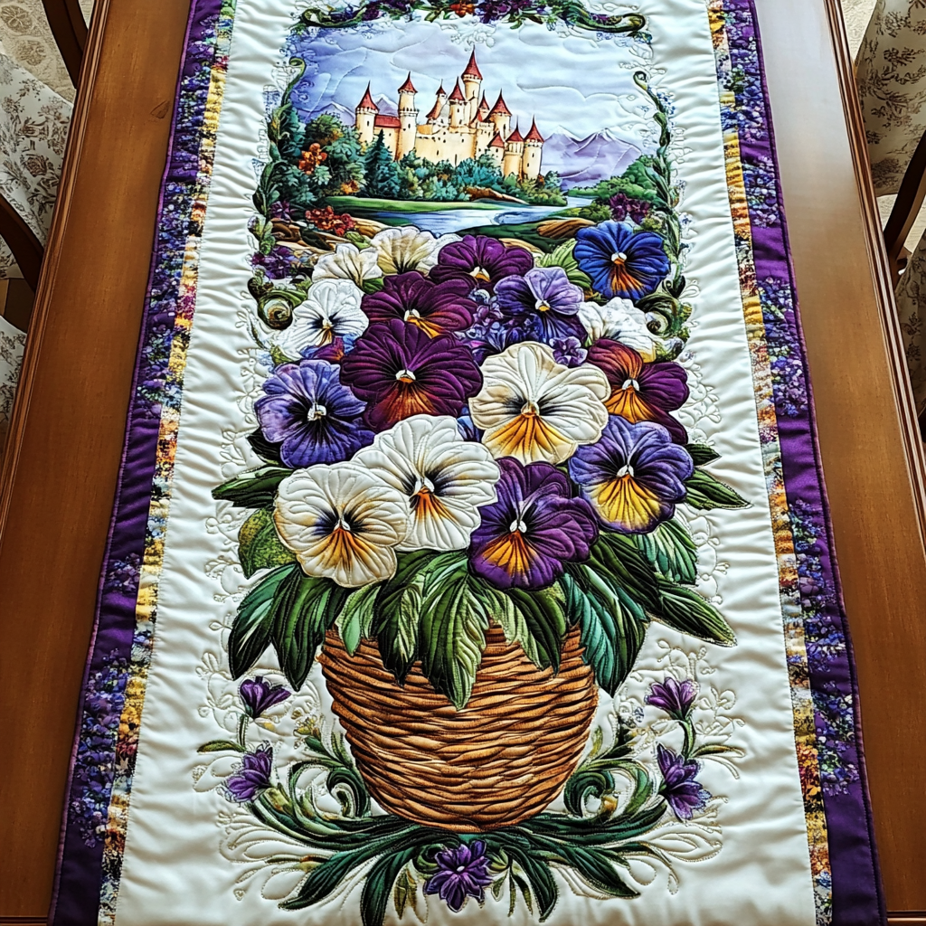 Nature Hue Quilted Table Runner Dining Table Decor Ideas Christmas Floral Gifts