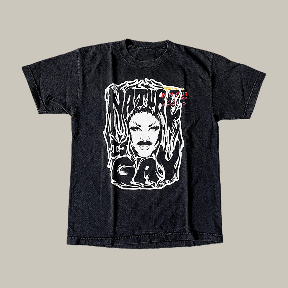 Nature Is Gay T-Shirt Trendy Clothes Wyn Wiley Drag Queen Shirt Funny Gift Ideas