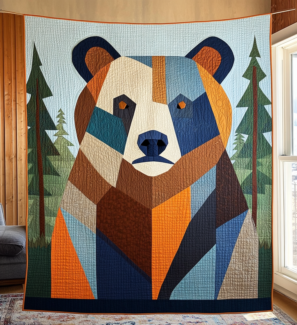 Nature Protector Quilted Blanket Native American Gifts