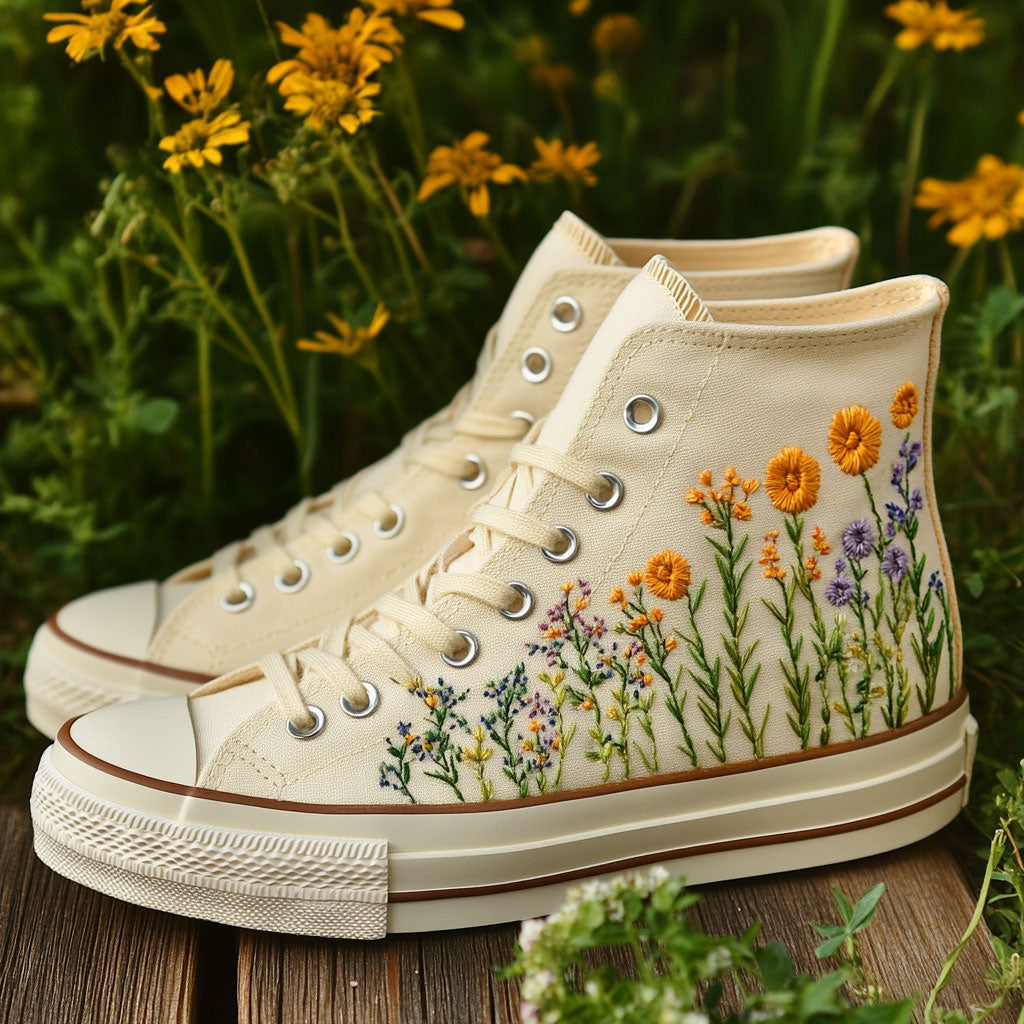 Nature s Step Canvas High Tops All Day Comfort Merch