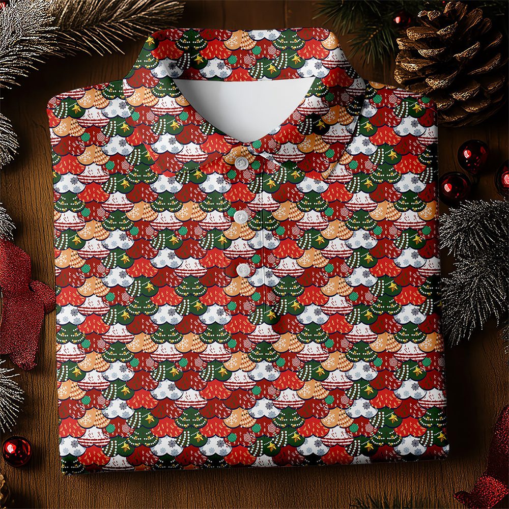 Naughty Christmas Golf Polo Shirt Christmas Themed Golf Gifts For Dad