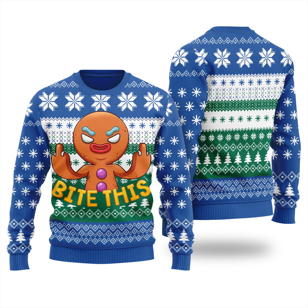 Naughty Cookies Womens Tacky Christmas Sweater Comfortable Holiday Sweater for Chilly Nights