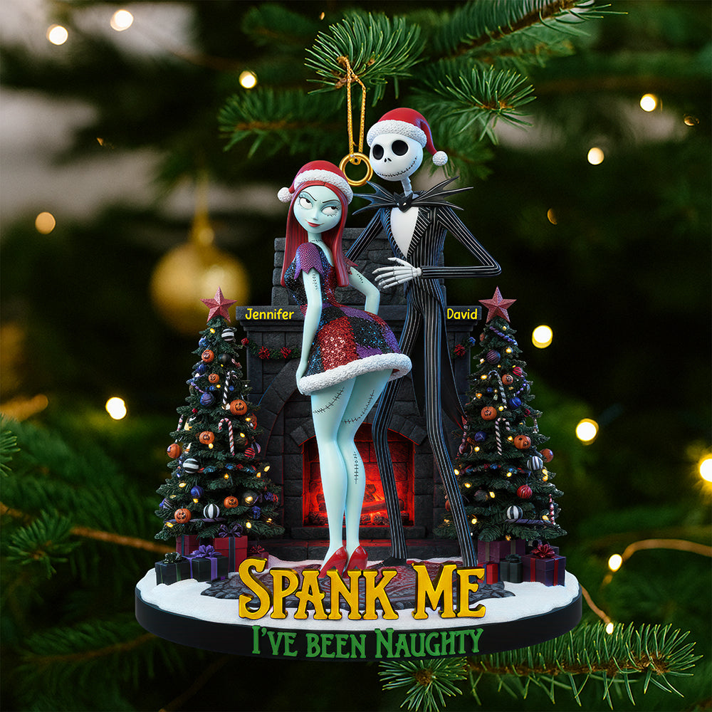 Naughty Couple Christmas Ornament - Personalized Gifts For Couple - Cute Christmas Tree Gift Idea Naughty Couple Christmas Ornament - Personalized Gifts For Couple - Cute Christmas Tree Gift Idea