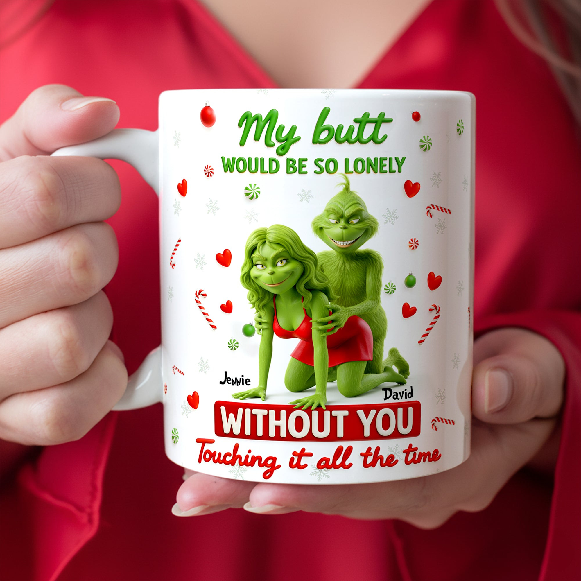 Naughty Couple White Coffee Mug - Personalized Gifts For Couples - Novelty Christmas Ornaments Funny Naughty Couple White Coffee Mug - Personalized Gifts For Couples - Novelty Christmas Ornaments Funny