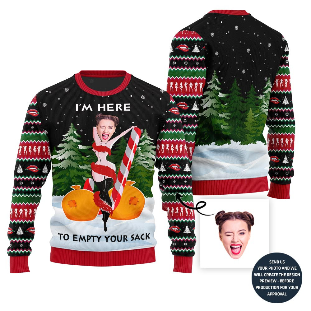 Naughty Girl Ugly Christmas Sweater Unique Holiday Merch Gift for Home and Family