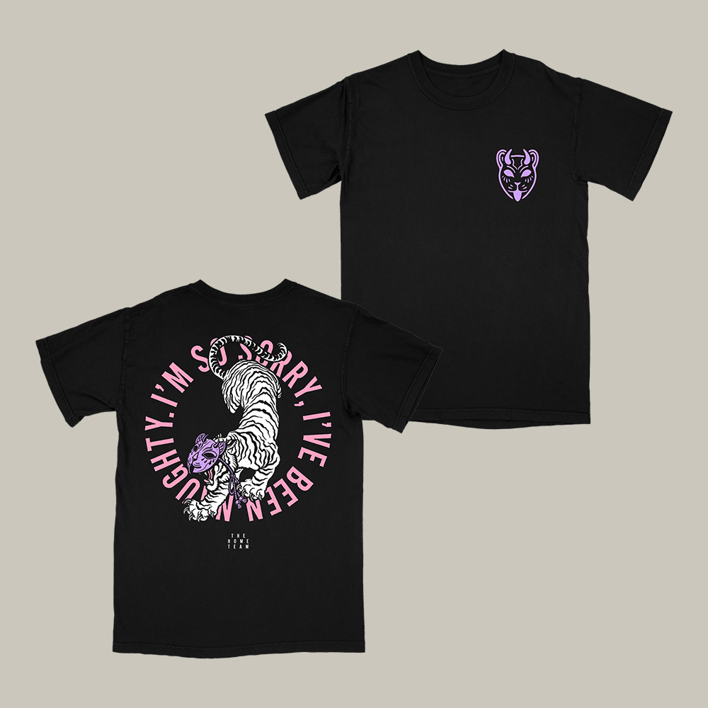 Naughty Tiger The Home Team T-Shirt The Home Team Fan Merch Best Gift For Music Lovers