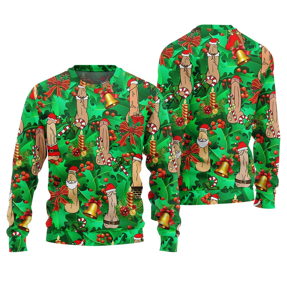 Naughty Ugly Sweater For Christmas Perfect Winter Merch Gift for the Holiday Spirit
