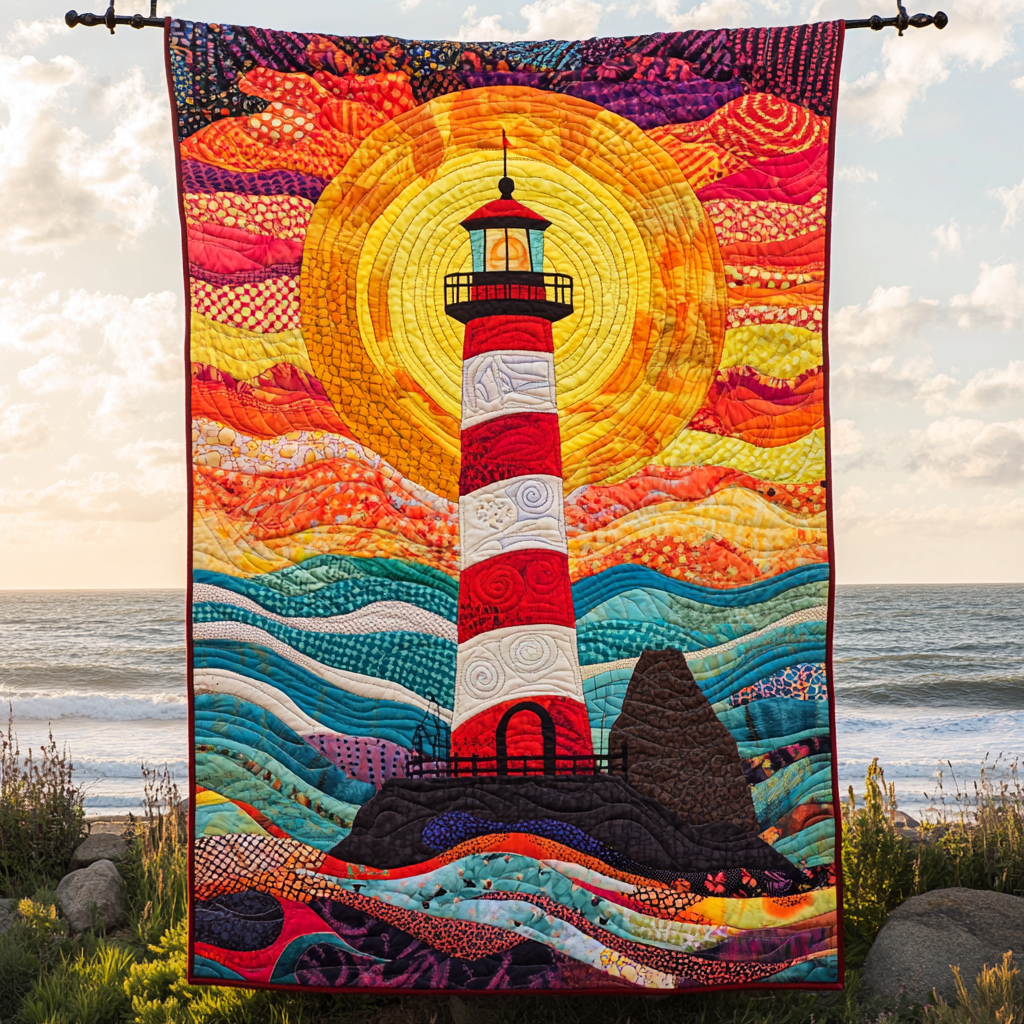 Nautical Haven Quilted Blanket Christmas Soft Blanket