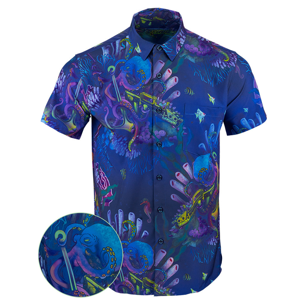 Nautical V2 Button Down Shirt Tactical Shirt Hawaii Style Birthday Present For Son