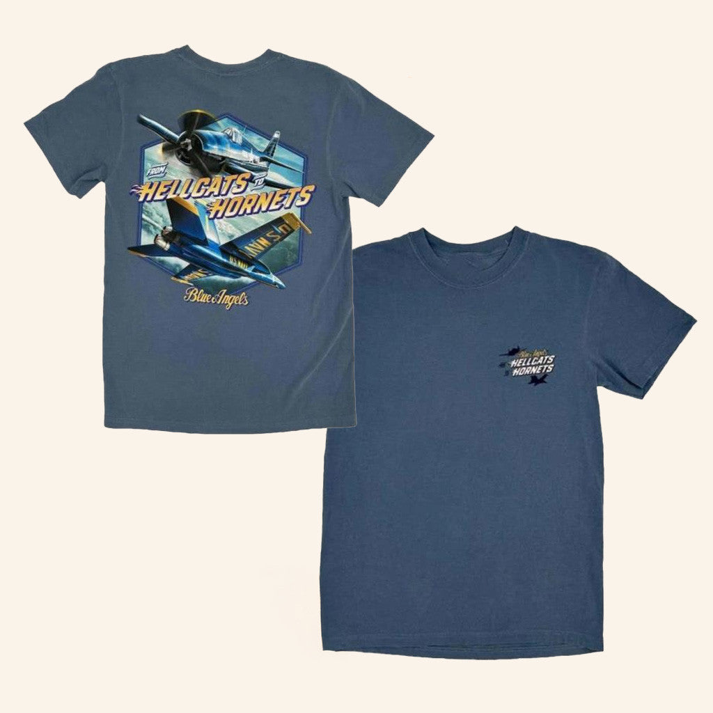 Naval Aviation Merch Blue Angels Hellcats To Hornets T-Shirt Him Gifts Naval Aviation Merch Blue Angels Hellcats To Hornets T-Shirt Him Gifts