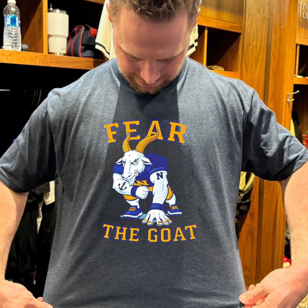 Navy Midshipmen Navy Fear The Goat T Shirt
