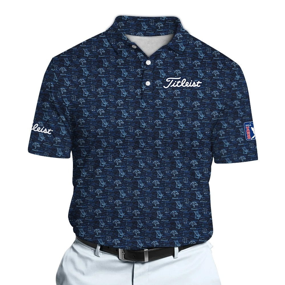Navy PGA 2025 ProDry Men Polo Shirt Men's Brands Navy PGA 2025 ProDry Men Polo Shirt