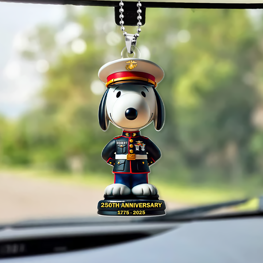 Navy Soldier Car Ornament - Personalized Gifts For Navy Soldier - Xmas Home Decoration Gift
