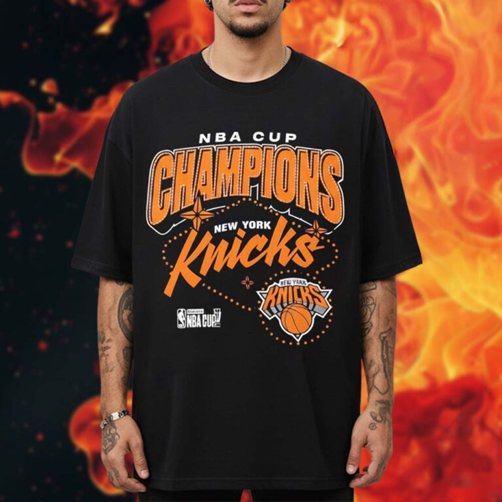 NBA Cup Champions Merch New York Basketball Champions 2025 T-Shirt Fan Merch Gifts For Him