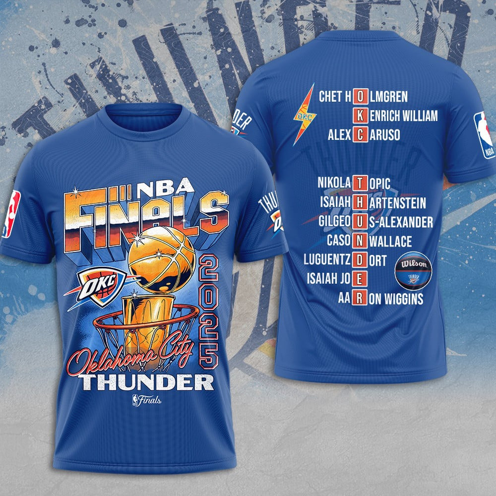 NBA Finals OKC Oklahoma City Thunder T-Shirt Gift For Basketball Lover
