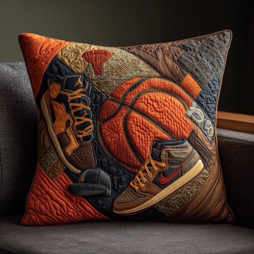 NBA Quilted Pillow Case Basketball Cushion Cover Fan Gift Merch