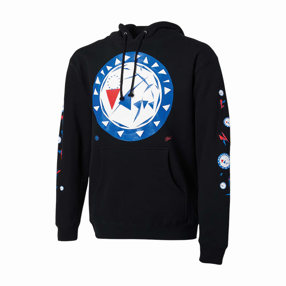 NBA x Naturel Philadelphia 76ers No Caller ID Hoodie Philadelphia 76ers Apparel Basketball Gear