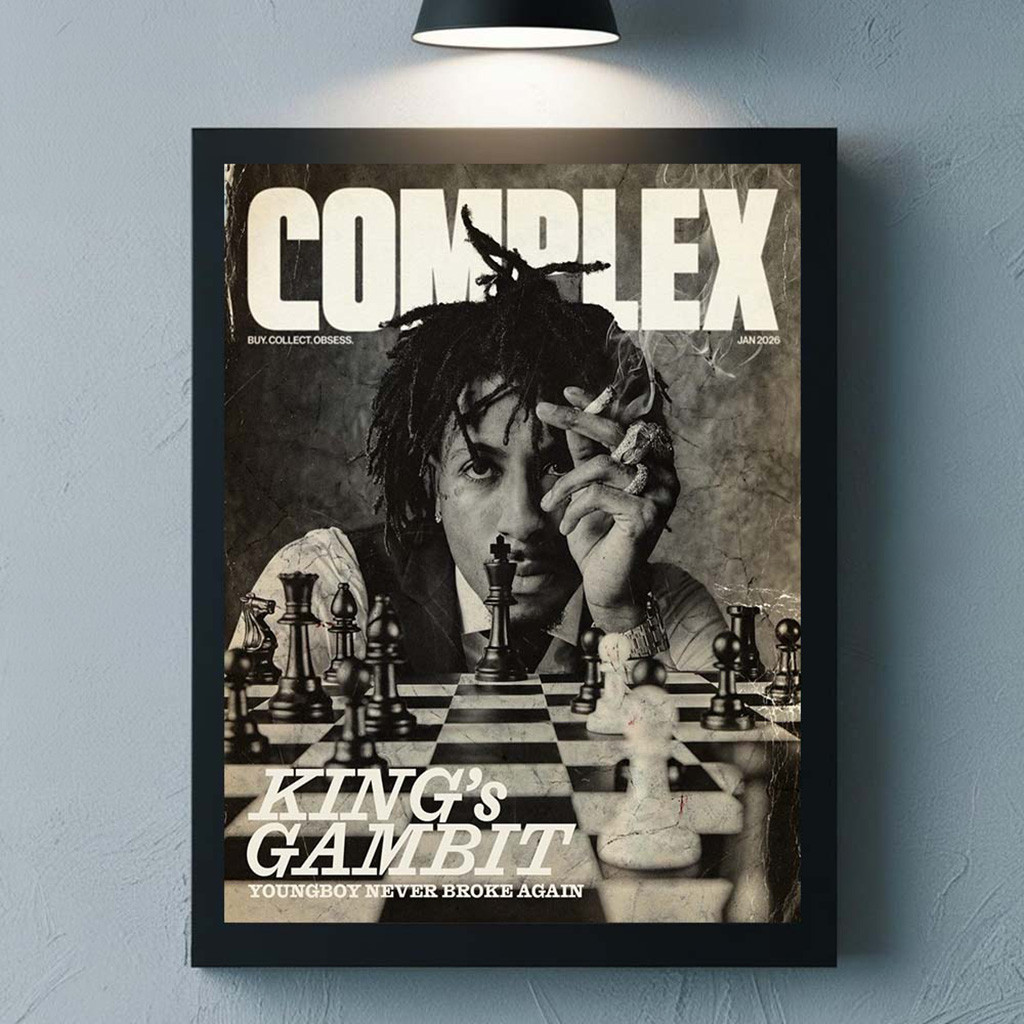 NBA Youngboy On The Cover Of Complex Magazine King's Gambit January 2026 Issue Poster