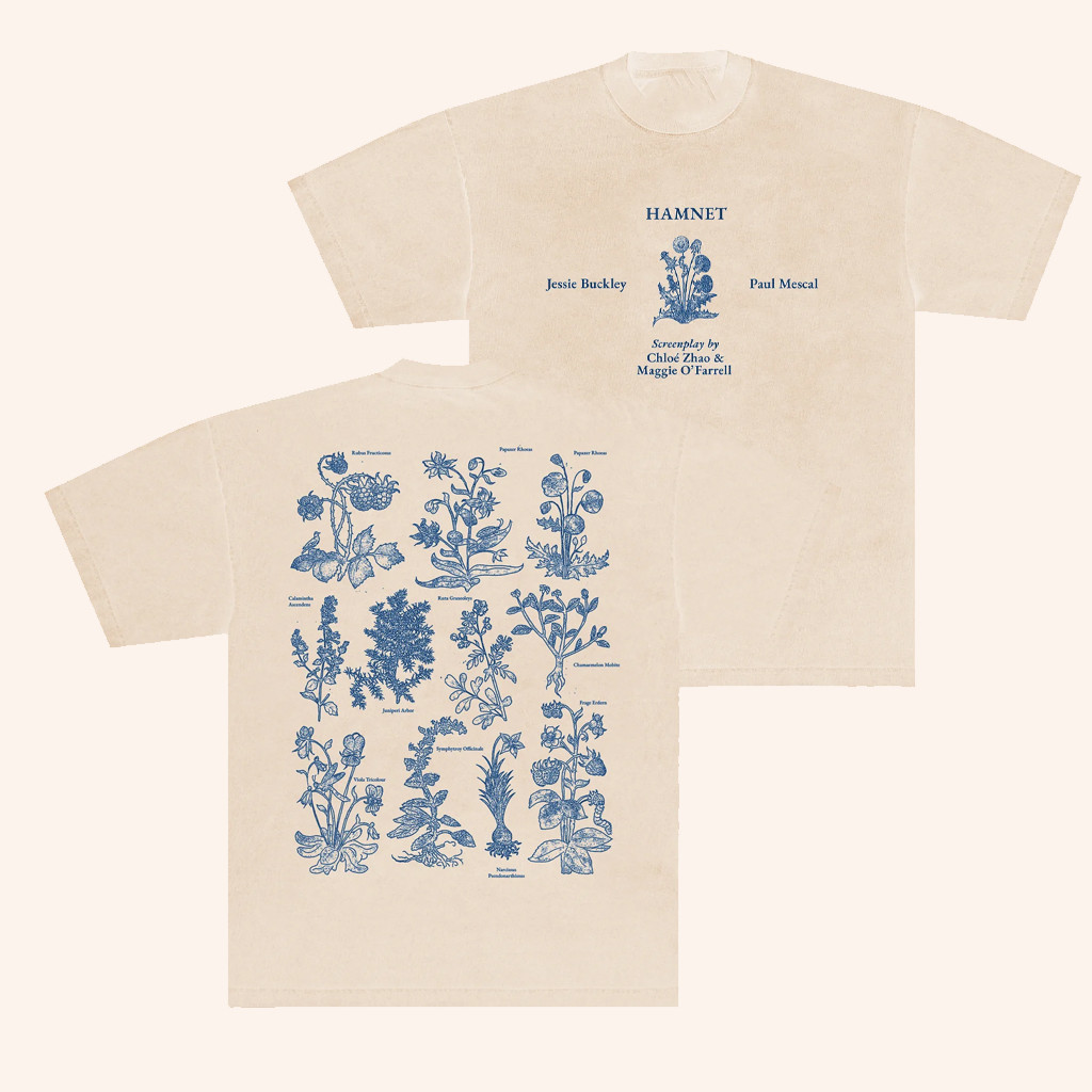 NBC Merch Hamnet X Cinegogue Botanical T-Shirt Christmas Presents For Girlfriend