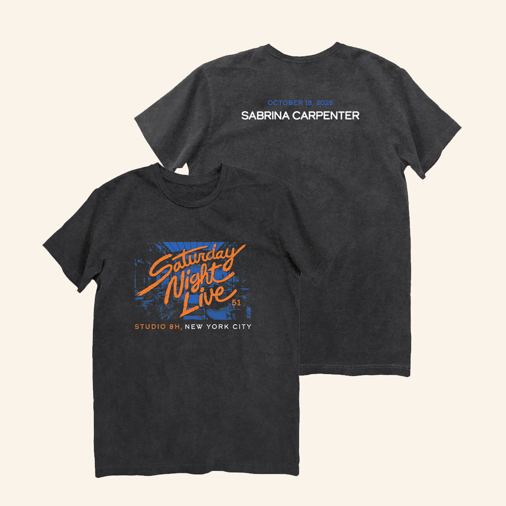 NBC Merch Saturday Night Live 51 Concert Show 3 Sabrina Carpenter T-Shirt Fans Gifts NBC Merch Saturday Night Live 51 Concert Show 3 Sabrina Carpenter T-Shirt Fans Gifts