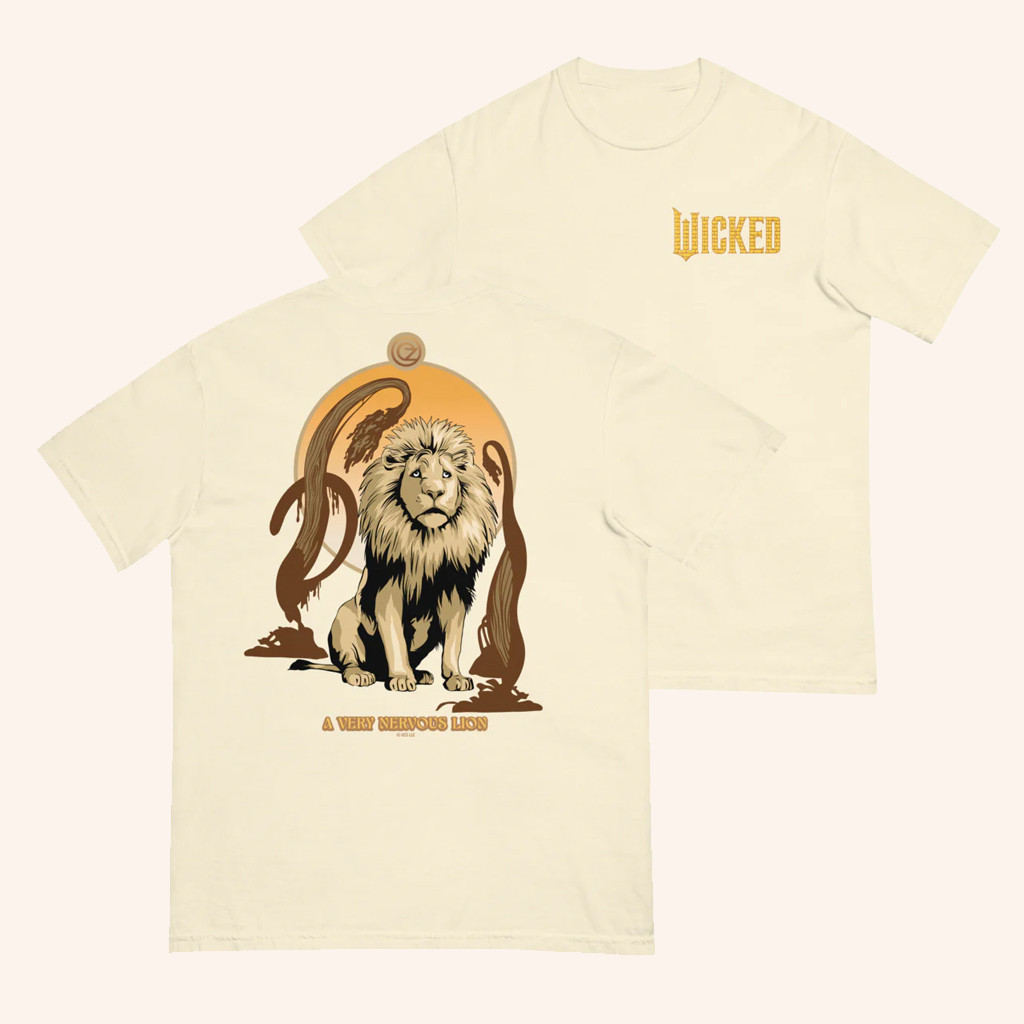 NBC Merch Wicked For Good Lion T-Shirt Husband Christmas Gift Ideas NBC Merch Wicked For Good Lion T-Shirt Husband Christmas Gift Ideas