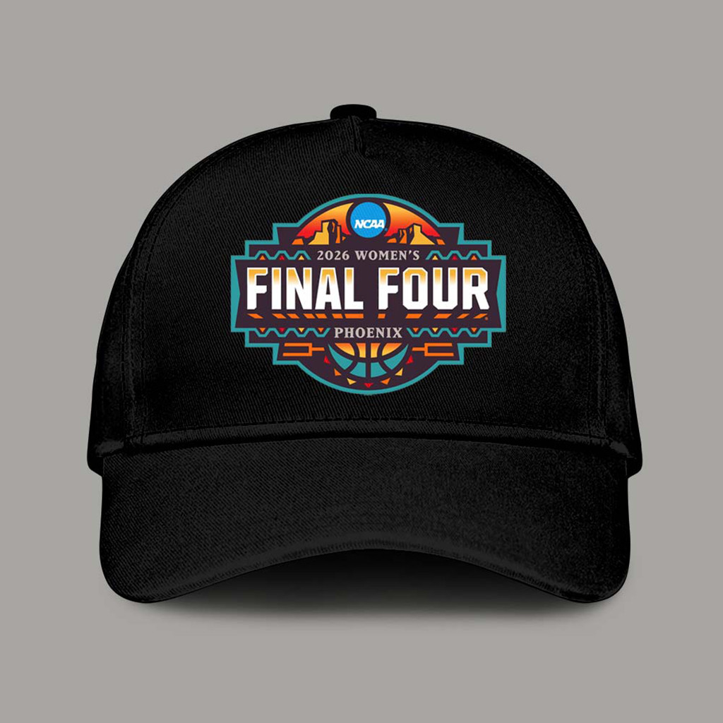 NCAA 2026 Women's Final Four Phoenix Logo Hat Black Gifts Ideas For Friends