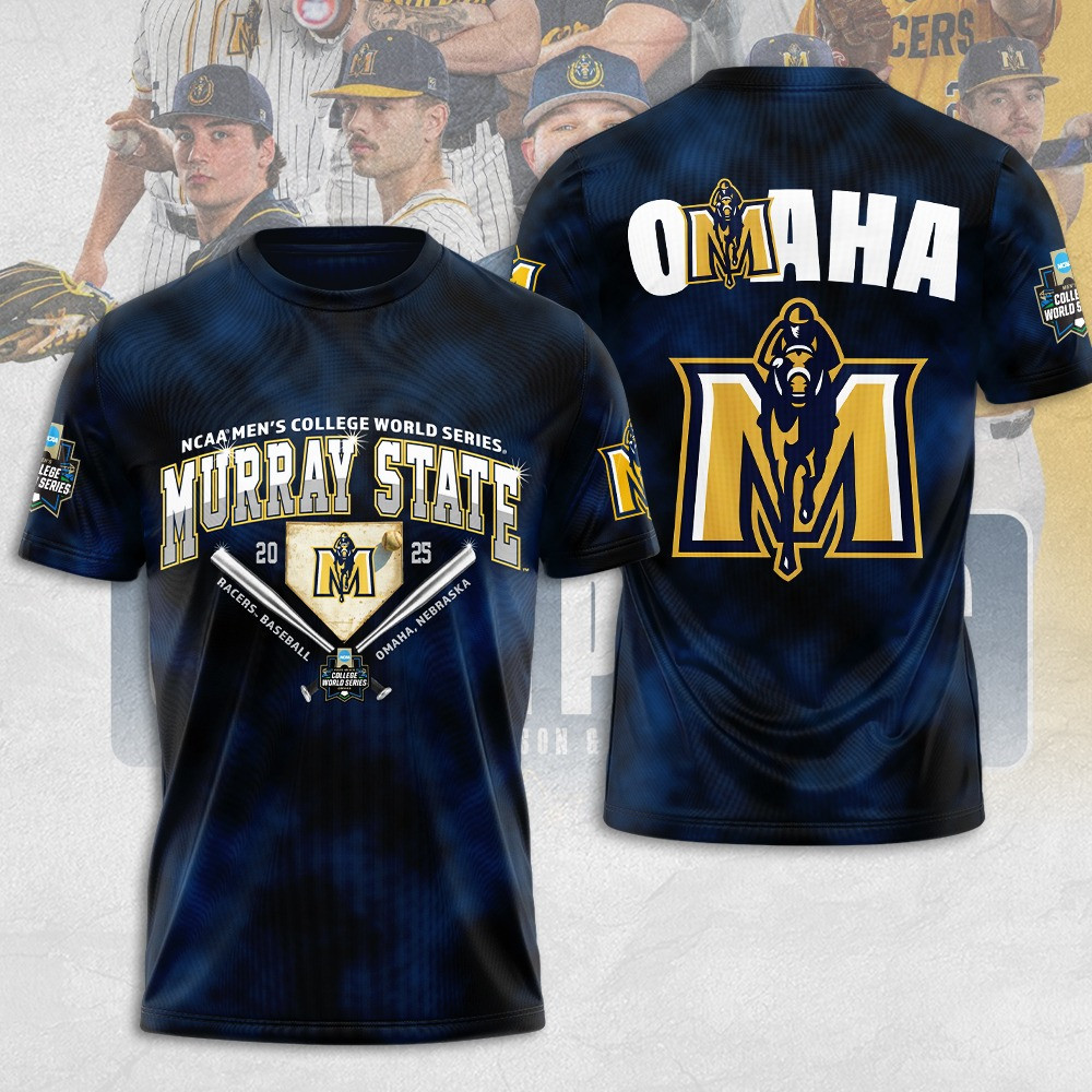 NCAA College World Series Murray State Racers Baseball T-Shirt Gifts For Baseball Lovers