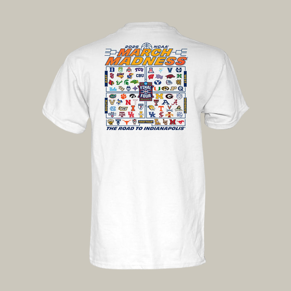 NCAA March Madness Team T-Shirt 2026 NCAA Men's Final Four Clothes Present For Husband