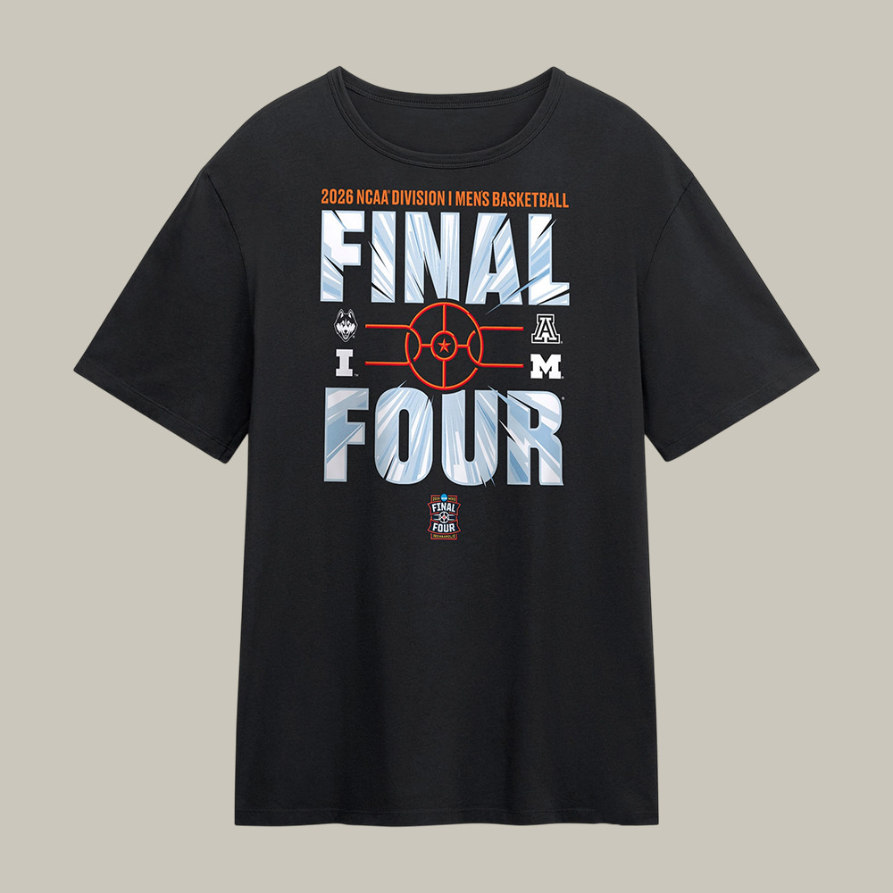 NCAA Men's Basketball Tournament Final Four T-Shirt 2026 NCAA Men's Final Four Merch