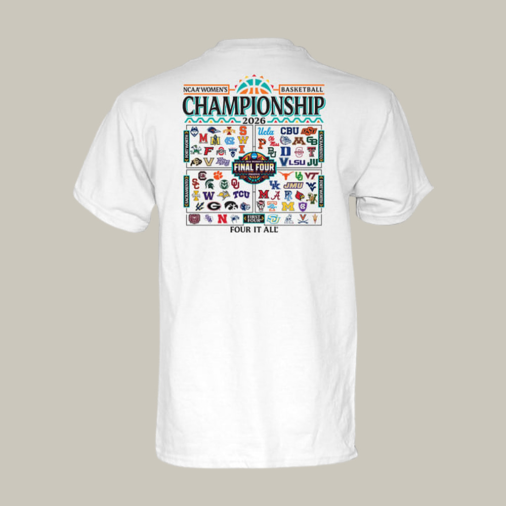 NCAA Women's Basketball March Madness All Team T-Shirt Game Day Clothing Fan Gear