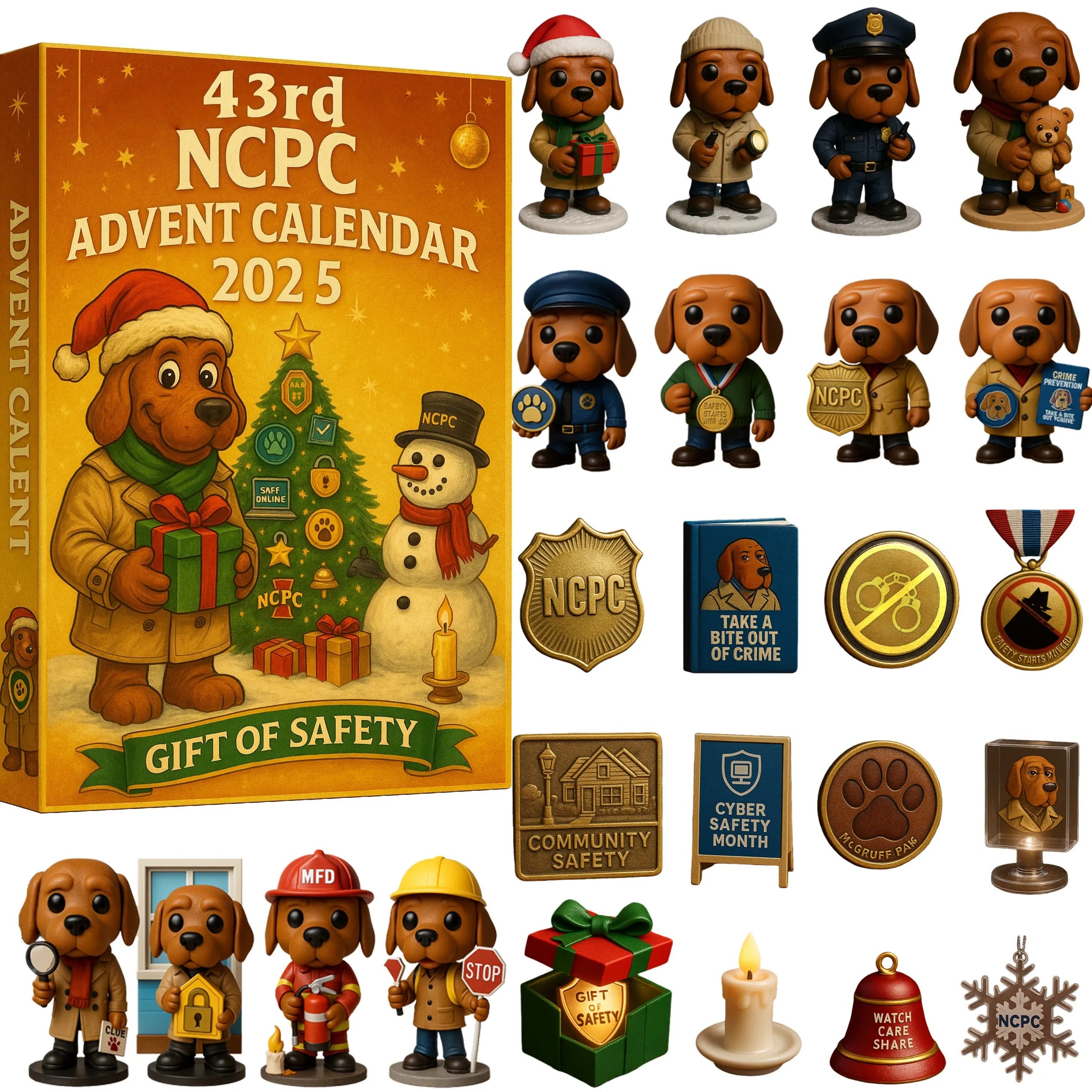Ncpc 43th Anniversary Advent Calendar 2025 Dog Advent Calendar Christmas Gift Ideas